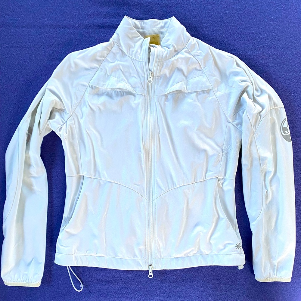 Athlete full zip reflective running jacket